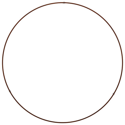 Pflanzenring Braun 80 x 80 x 20 cm Wetterfeststahl