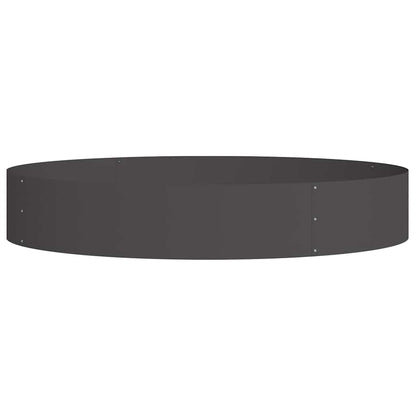 vidaXL Pflanzenring 5 pcs Schwarz 120 x 120 x 20 cm