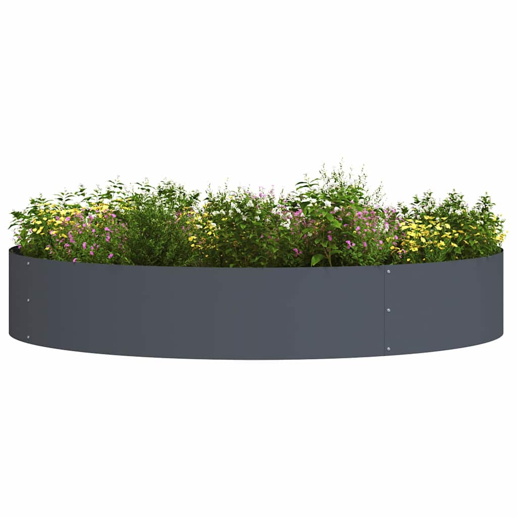 vidaXL Pflanzenring 5 pcs Anthrazit 120 x 120 x 20 cm