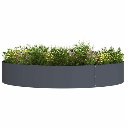 vidaXL Pflanzenring 5 pcs Anthrazit 120 x 120 x 20 cm