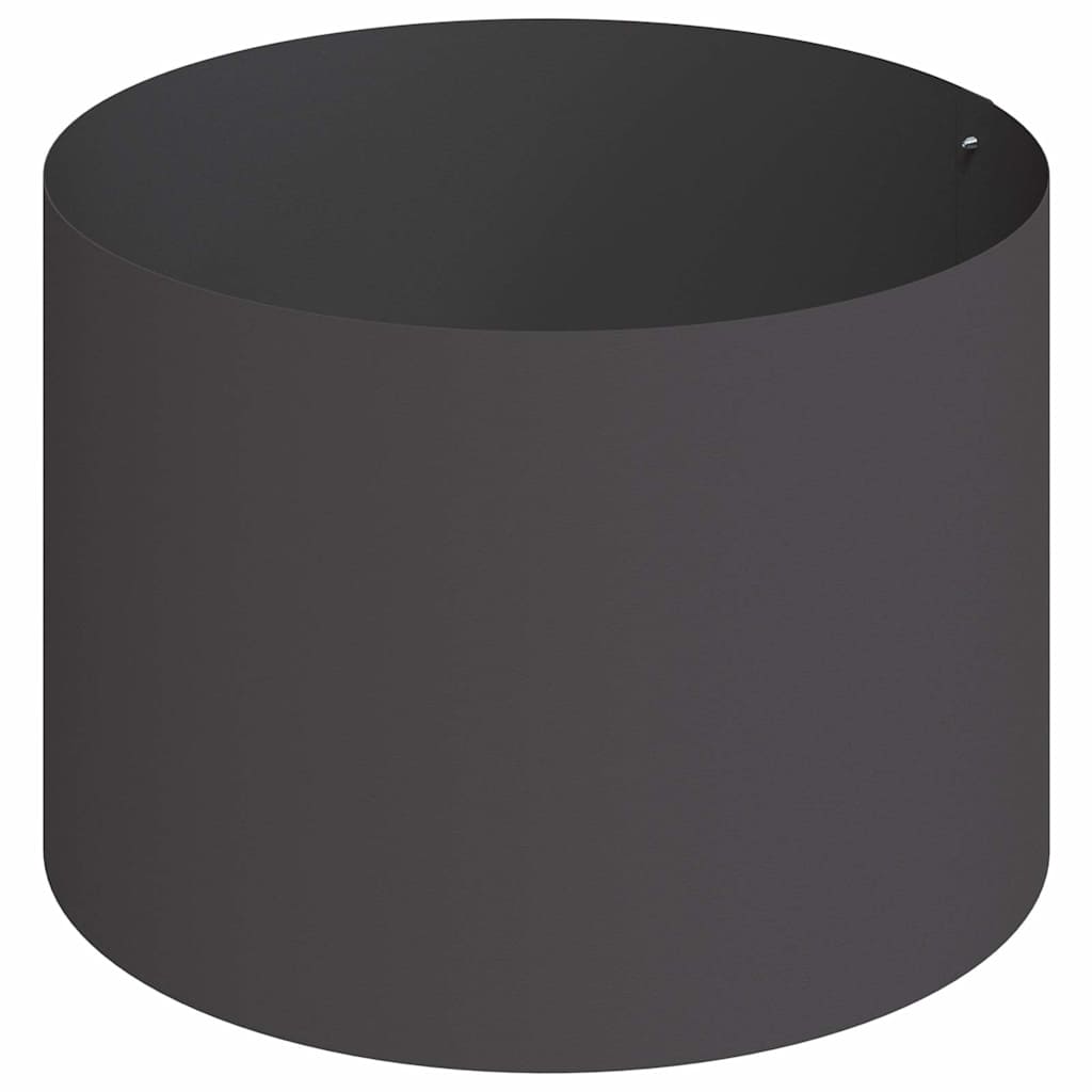 vidaXL Garten-Pflanzgefäß Schwarz 90 x 90 x 20 cm Kaltgewalzter Stahl