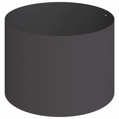 vidaXL Garten-Pflanzgefäß Schwarz 90 x 90 x 20 cm Kaltgewalzter Stahl