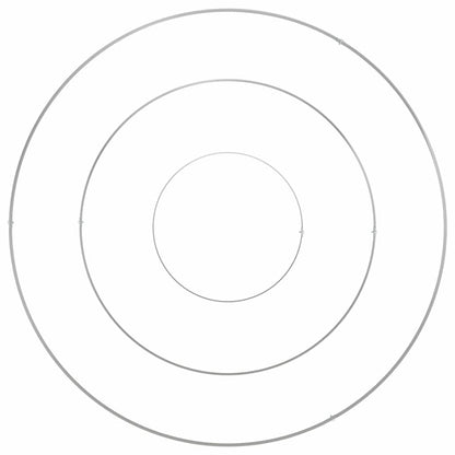 vidaXL Garten-Pflanzgefäß Weiß 90 x 90 x 20 cm Kaltgewalzter Stahl