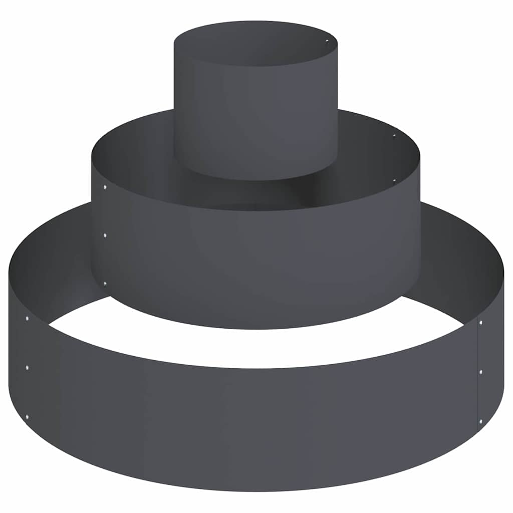 Garten-Pflanzgefäß Anthrazit 90 x 90 x 20 cm