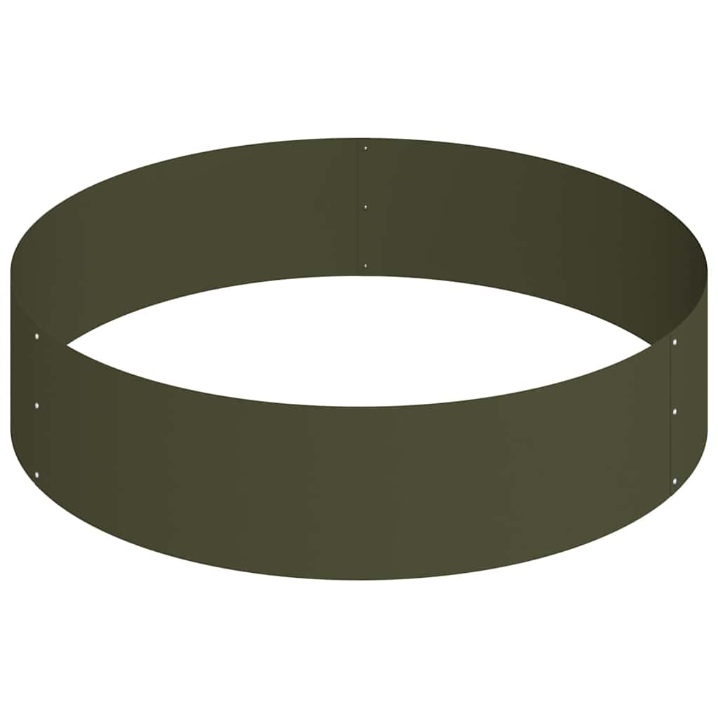 Garten-Pflanzgefäß Olive Grün 90 x 90 x 20 cm