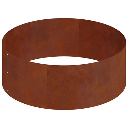 vidaXL Gartenblumentopf Braun 90 x 90 x 20 cm Cortenstahl