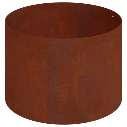 vidaXL Gartenblumentopf Braun 90 x 90 x 20 cm Cortenstahl