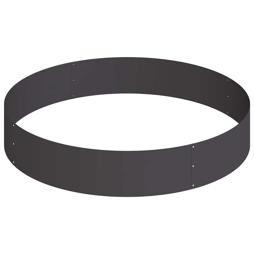 Garten-Pflanzgefäß Schwarz 120 x 120 x 20 cm