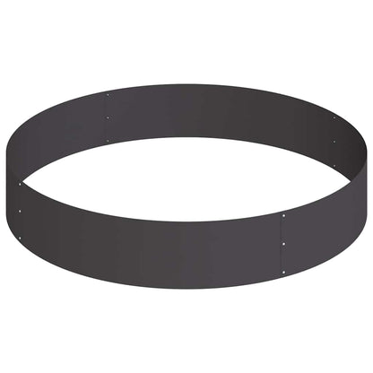 Garten-Pflanzgefäß Schwarz 120 x 120 x 20 cm