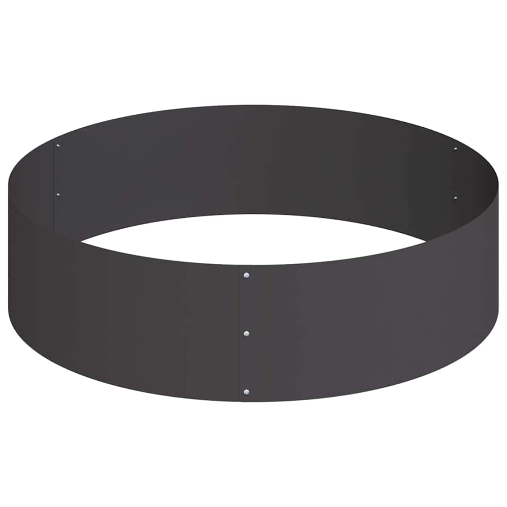 Garten-Pflanzgefäß Schwarz 120 x 120 x 20 cm