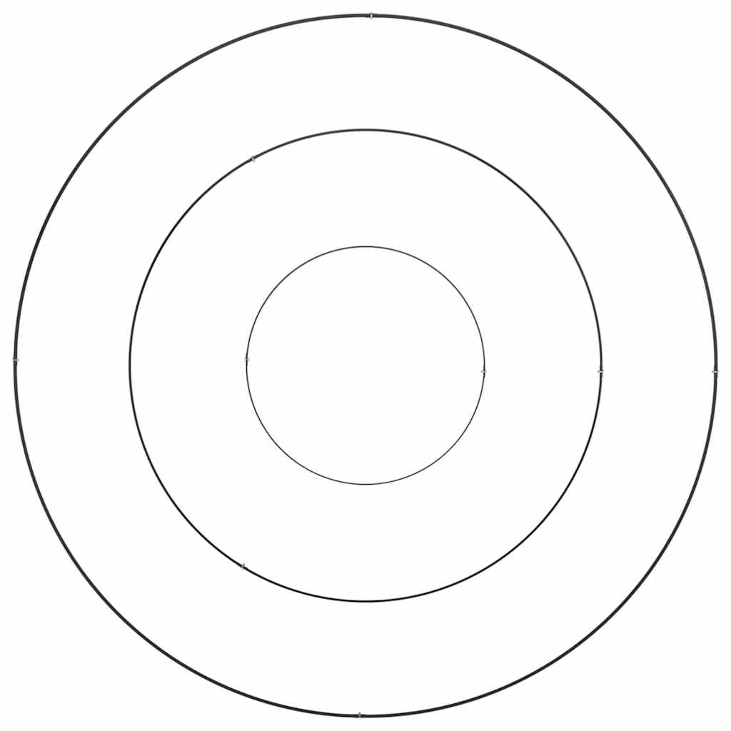 Garten-Pflanzgefäß Schwarz 120 x 120 x 20 cm