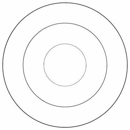 Garten-Pflanzgefäß Schwarz 120 x 120 x 20 cm