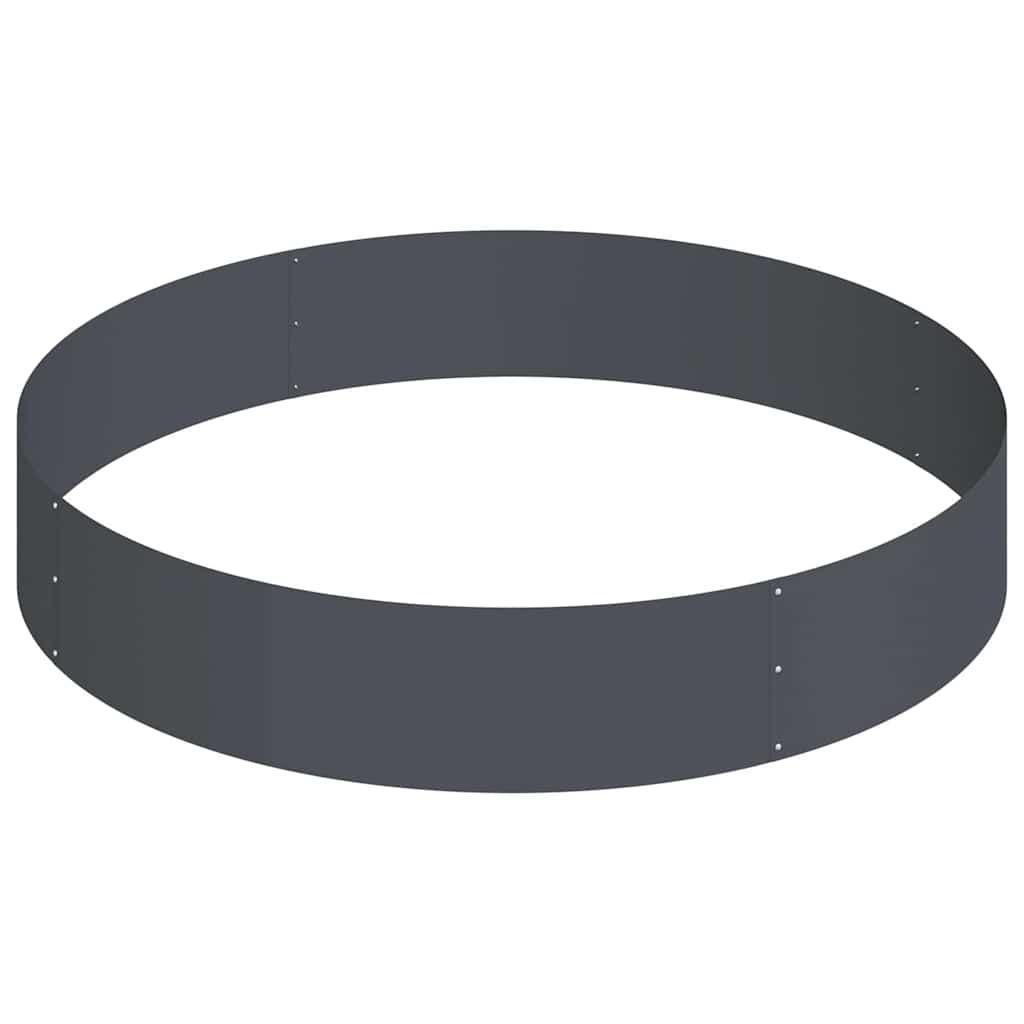 Garten-Pflanzgefäß Anthrazit 120 x 120 x 20 cm