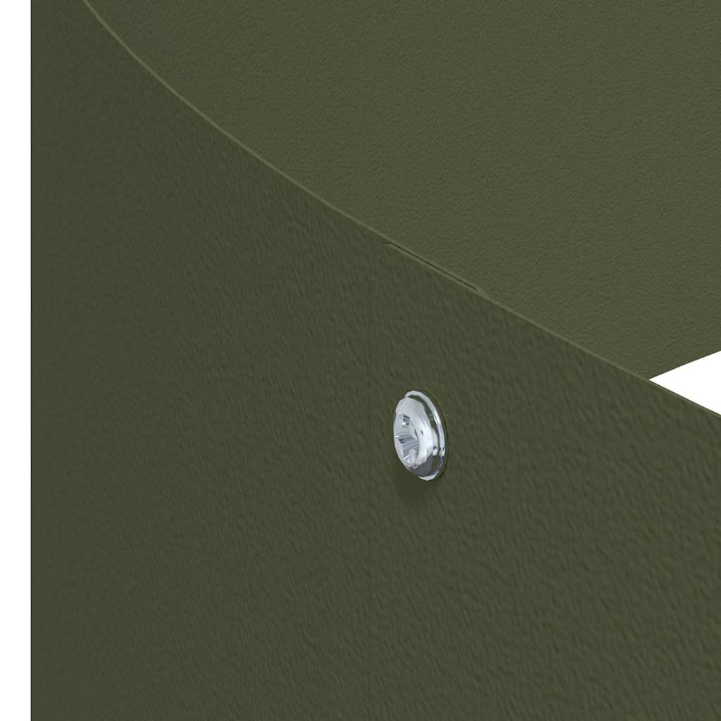 vidaXL Garten-Pflanzgefäß Olive Grün 120 x 120 x 20 cm