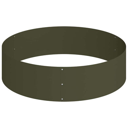 vidaXL Garten-Pflanzgefäß Olive Grün 120 x 120 x 20 cm