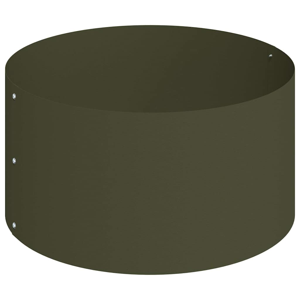 vidaXL Garten-Pflanzgefäß Olive Grün 120 x 120 x 20 cm