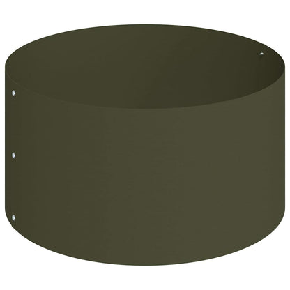 vidaXL Garten-Pflanzgefäß Olive Grün 120 x 120 x 20 cm