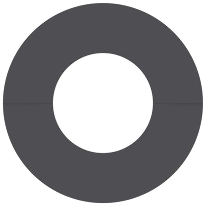 geeignet für flachen Baumring Schwarz Ø30 / 60 cm Stahl