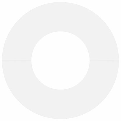 geeignet für flachen Baumring Weiß Ø30 / 60 cm Stahl