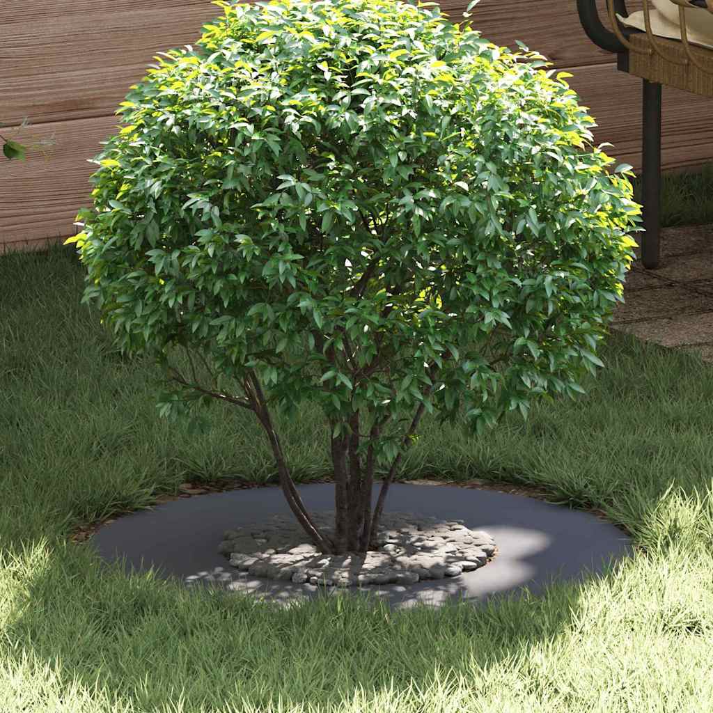 vidaXL geeignet für flachen Baumring Anthrazit Ø30 / 60 cm Stahl