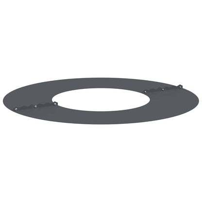 vidaXL geeignet für flachen Baumring Anthrazit Ø30 / 60 cm Stahl
