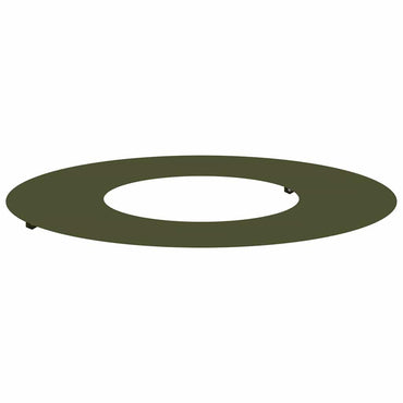 vidaXL geeignet für flachen Baumring Olivgrün Ø30 / 60 cm Stahl