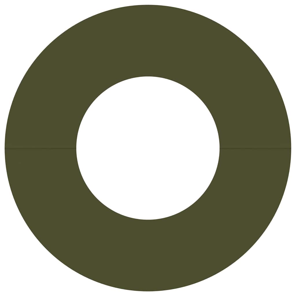 geeignet für flachen Baumring Olivgrün Ø30 / 60 cm Stahl