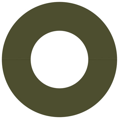 geeignet für flachen Baumring Olivgrün Ø30 / 60 cm Stahl