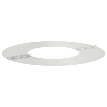 vidaXL geeignet für flache Baumringe 5 pcs Silber Ø30 / 60 cm Edelstahl