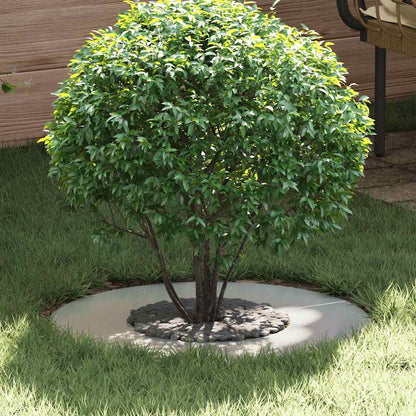 vidaXL geeignet für flache Baumringe 5 pcs Silber Ø30 / 60 cm
