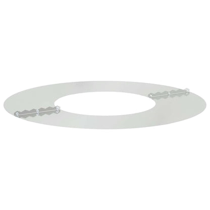 vidaXL geeignet für flache Baumringe 5 pcs Silber Ø30 / 60 cm