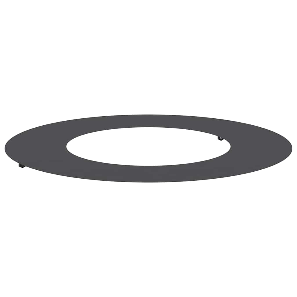 geeignet für flachen Baumring Schwarz Ø40 / 70 cm Stahl