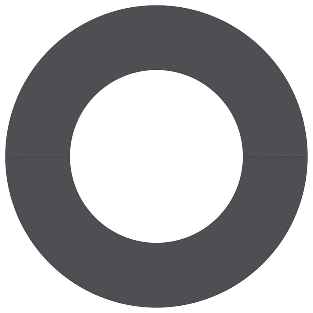 geeignet für flachen Baumring Schwarz Ø40 / 70 cm Stahl