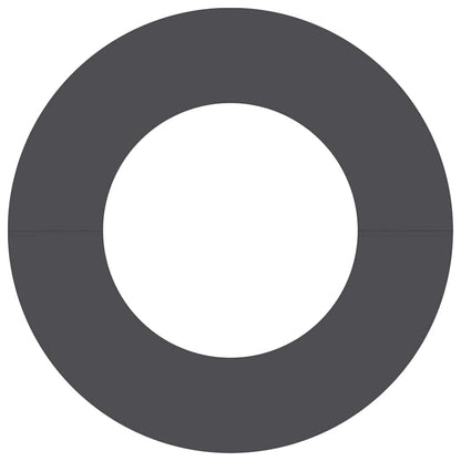 geeignet für flachen Baumring Schwarz Ø40 / 70 cm Stahl