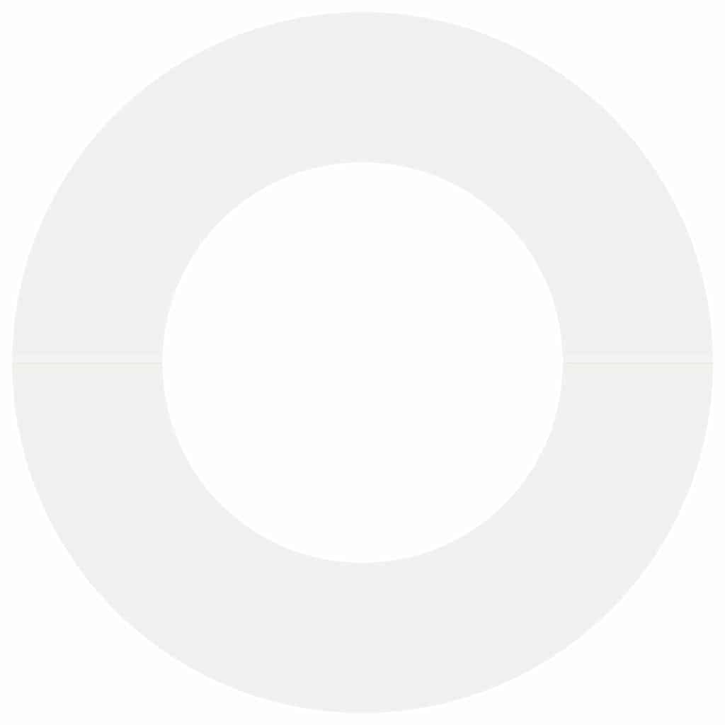 vidaXL geeignet für flache Baumringe 5 pcs Weiß Ø40 / 70 cm Stahl