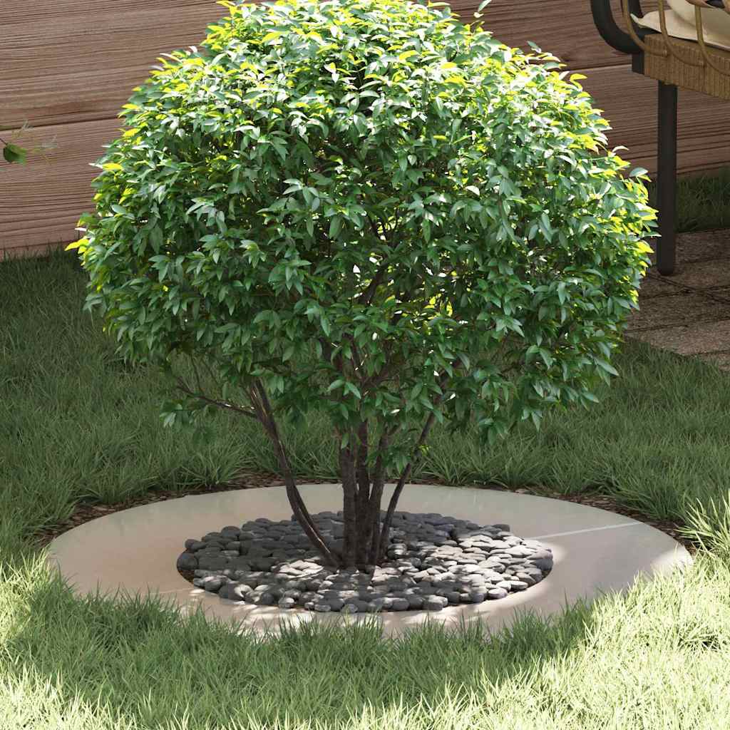 vidaXL geeignet für flache Baumringe 5 pcs Silber Ø40 / 70 cm Edelstahl