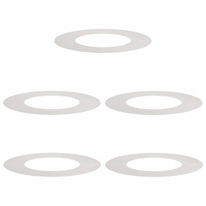 vidaXL geeignet für flache Baumringe 5 pcs Silber Ø40 / 70 cm Edelstahl