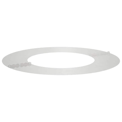 vidaXL geeignet für flache Baumringe 5 pcs Silber Ø40 / 70 cm Edelstahl