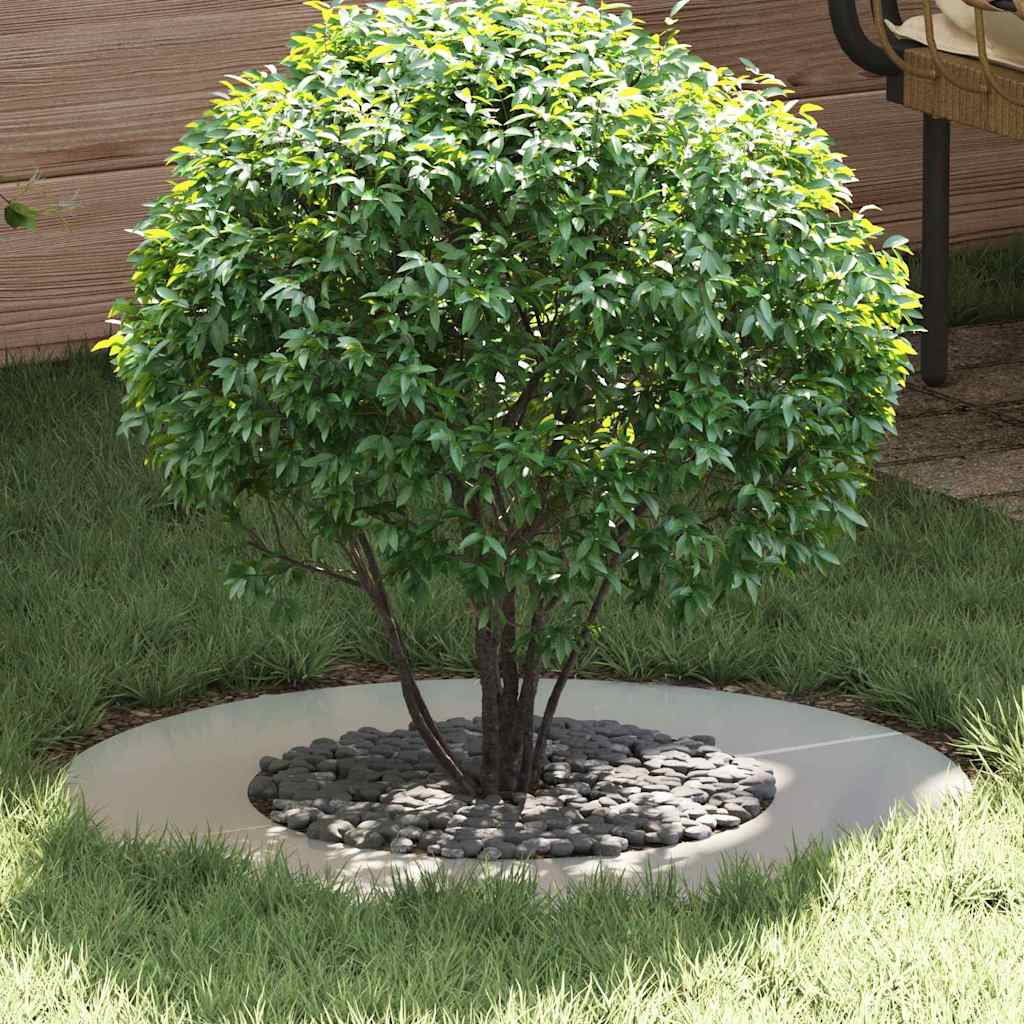 geeignet für flachen Baumring Silber Ø40 / 70 cm Verzinkter Stahl