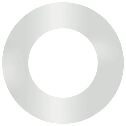 geeignet für flachen Baumring Silber Ø40 / 70 cm Verzinkter Stahl