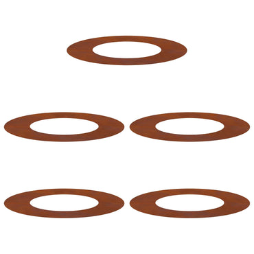 vidaXL geeignet für flache Baumringe 5 pcs Braun Ø40 / 70 cm