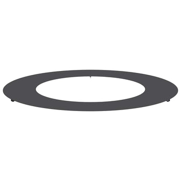 vidaXL geeignet für flachen Baumring Schwarz Ø50 / 80 cm Stahl