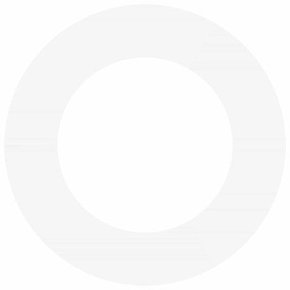vidaXL geeignet für flachen Baumring Weiß Ø50 / 80 cm Stahl