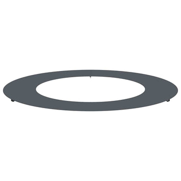 vidaXL geeignet für flachen Baumring Anthrazit Ø50 / 80 cm Stahl