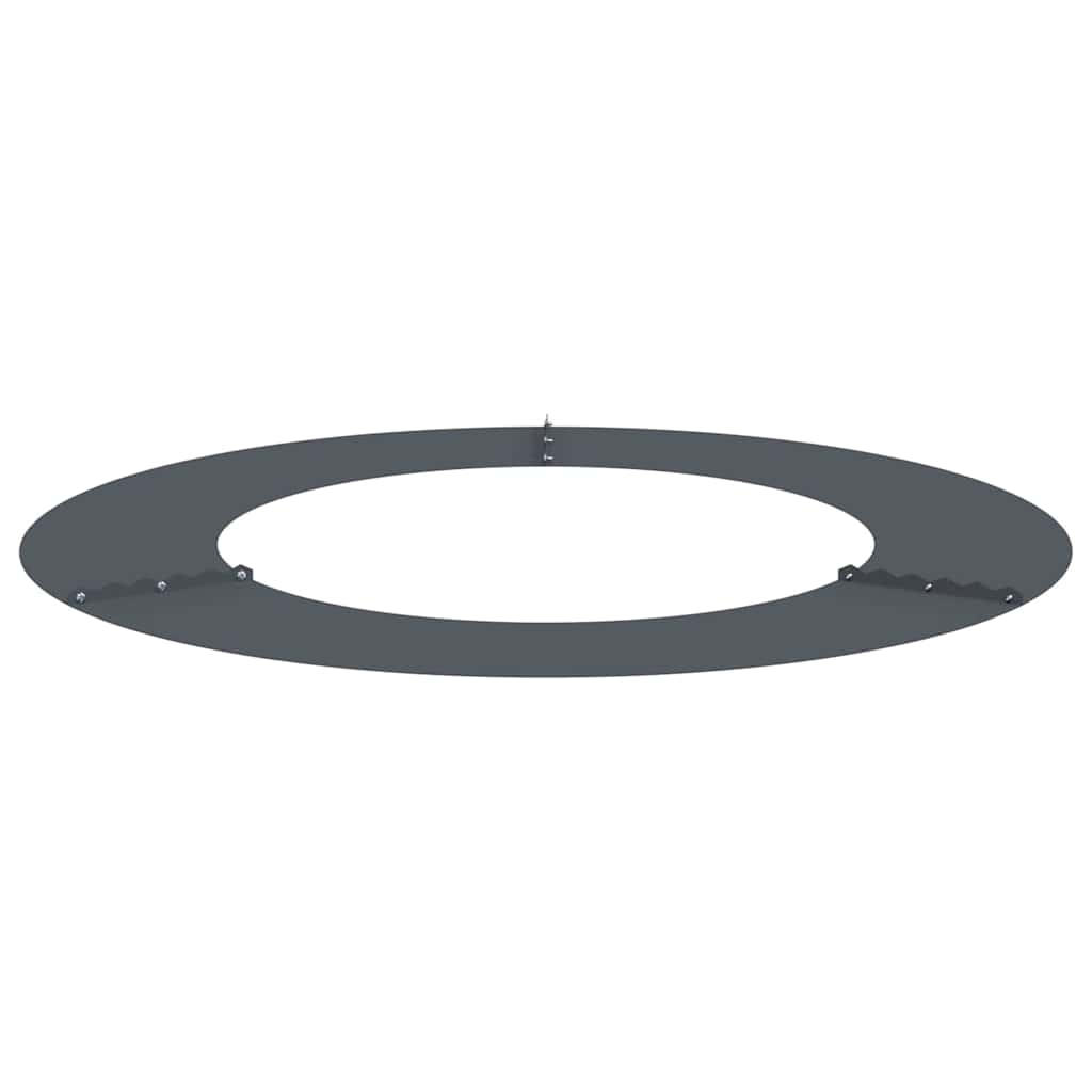 vidaXL geeignet für flache Baumringe 5 pcs Anthrazit Ø50 / 80 cm Stahl