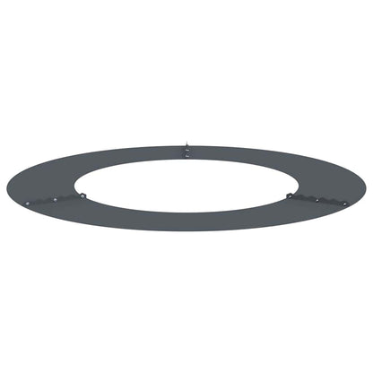 vidaXL geeignet für flache Baumringe 5 pcs Anthrazit Ø50 / 80 cm Stahl