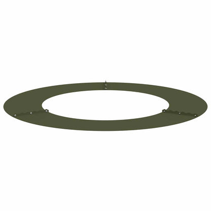 vidaXL geeignet für flache Baumringe 5 pcs Olivgrün Ø50 / 80 cm Stahl
