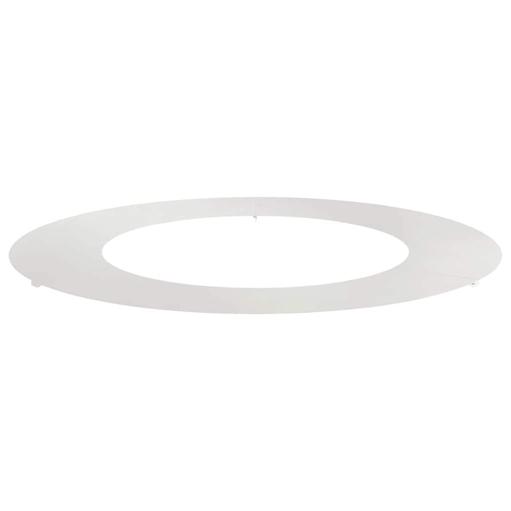 vidaXL geeignet für flachen Baumring Silber Ø50 / 80 cm Edelstahl