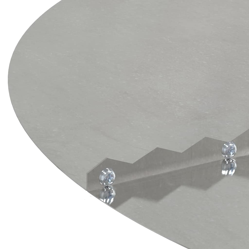 vidaXL geeignet für flache Baumringe 5 pcs Silber Ø50 / 80 cm Edelstahl