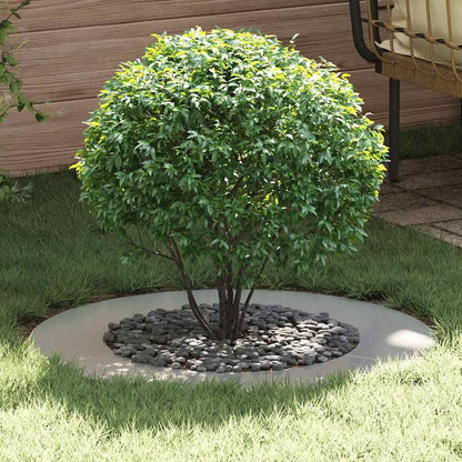 vidaXL geeignet für flache Baumringe 5 pcs Silber Ø50 / 80 cm